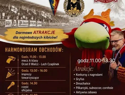80-lecie Orła Wałcz: harmonogram obchodów i atrakcji