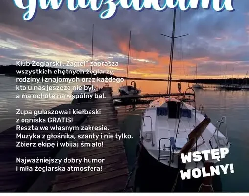 Bal pod gwiazdami w Drzewoszewie – żeglarskie integracyjne spotkanie nad wodą