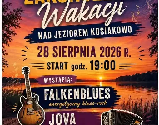 Muzyczne pożegnanie lata nad jeziorem Kosiakowo – koncert 28 sierpnia