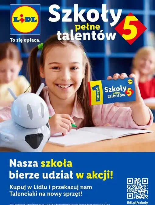 Szkoła Podstawowa nr 4 w Wałczu zbiera Talenciaki – dołącz do akcji!