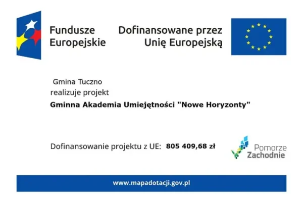 Gminna Akademia Umiejętności „Nowe Horyzonty” w Tucznie – milion złotych na edukację włączającą