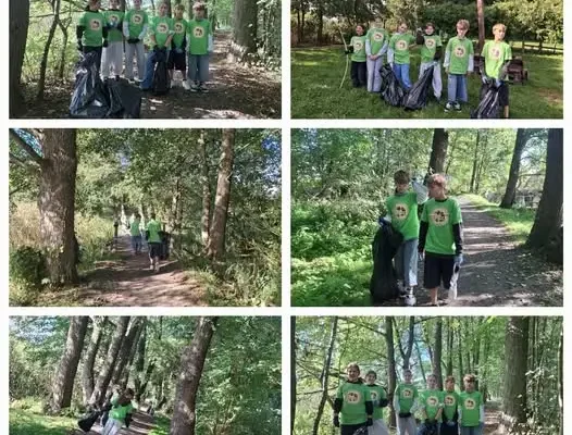 Wolontariusze ze Szkoły Podstawowej nr 2 w Wałczu włączyli się w Akcję Sprzątanie Świata