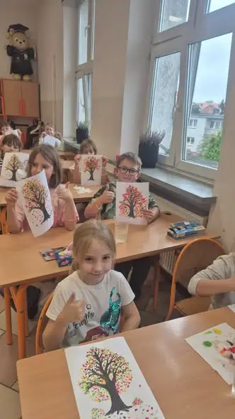 Jesienne arcydzieła drugoklasistów ze Szkoły Podstawowej nr 1 w Wałczu