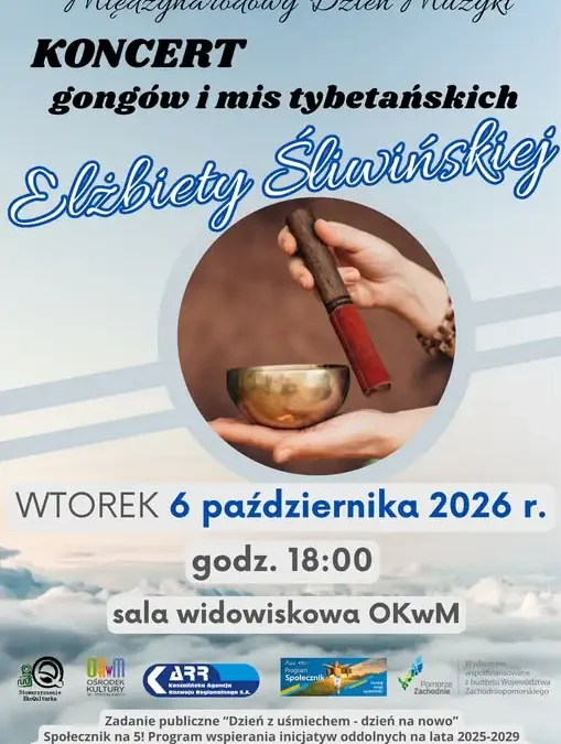 Międzynarodowy Dzień Muzyki w Mirosławcu – koncert gongów i mis tybetańskich