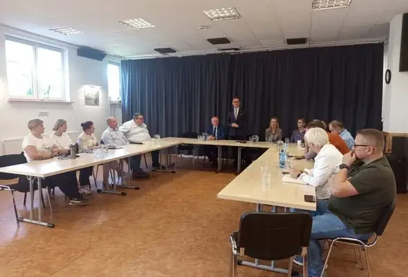 Tuczno: Starosta i Burmistrz rozmawiają o remoncie drogi Tuczno – Miłogoszcz