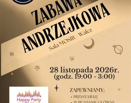 Zapisy na zabawę andrzejkową w Wałczu – 28 listopada 2026