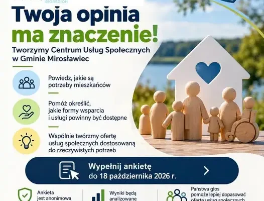 Gmina Mirosławiec pyta mieszkańców o przyszłe Centrum Usług Społecznych