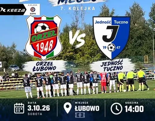 Jedność Tuczno walczy o siódme zwycięstwo z rzędu. W sobotę wyjazd do Łubowa
